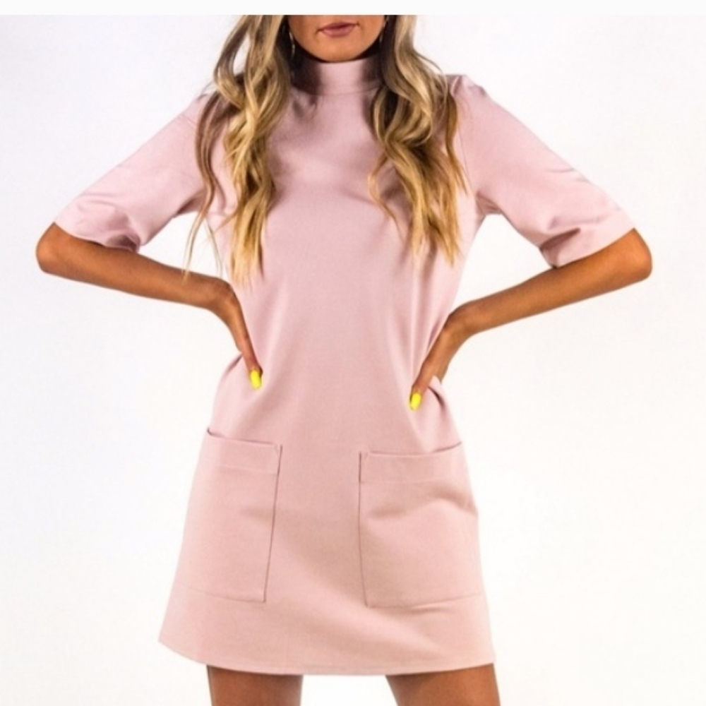 New Free People Pink Blush Mini Dress XS